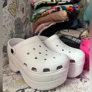 Platform Rubber clogs